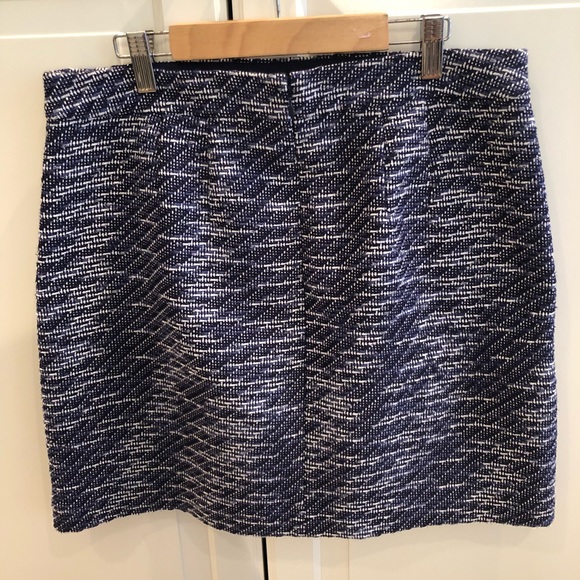 Ann Taylor LOFT Tweed Side Button Skirt - Picture 5 of 8